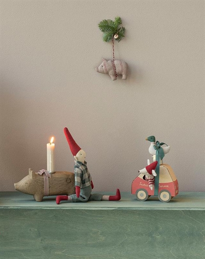 Maileg - Pixy Nisse, Str. 2 - Dreng - Skjorte Og Bukser
